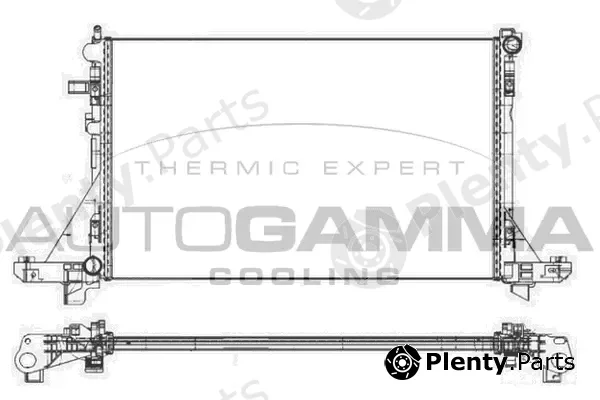 Autogamma 107109 — Radiator, engine cooling