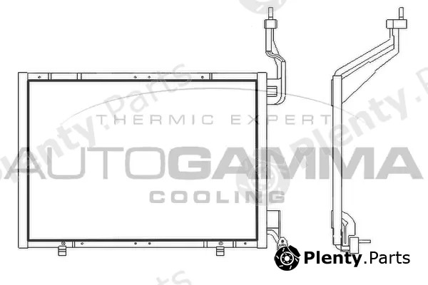 Autogamma 107150 — Condenser, air conditioning