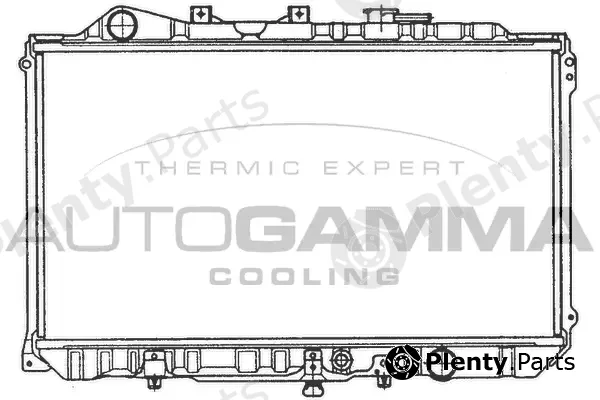 Autogamma 100497 — Radiator, engine cooling