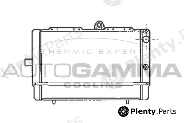 Autogamma 100005 — Radiator, engine cooling