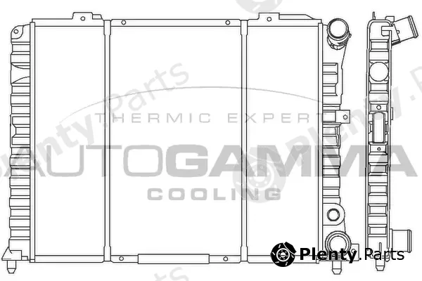Autogamma 100022 — Radiator, engine cooling