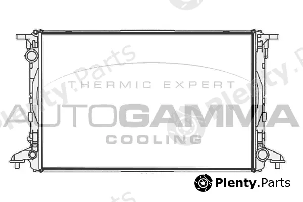 Autogamma 107911 — Radiator, engine cooling