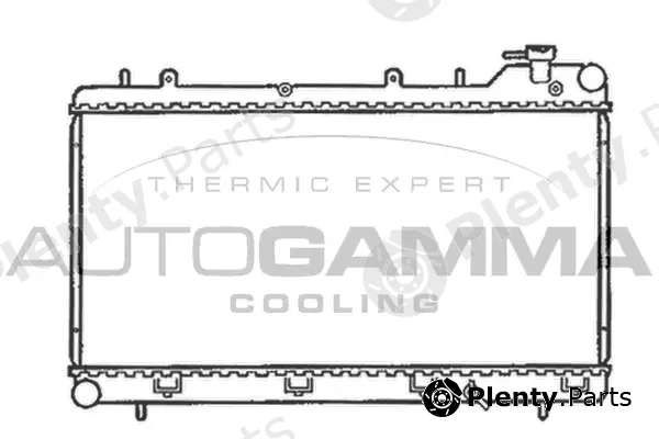 Autogamma 102308 — Radiator, engine cooling