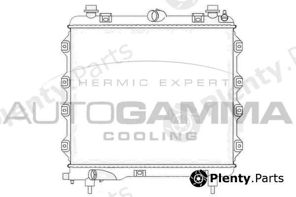 Autogamma 107702 — Radiator, engine cooling