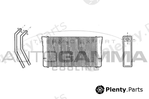 Autogamma 102545 — Heat Exchanger, interior heating