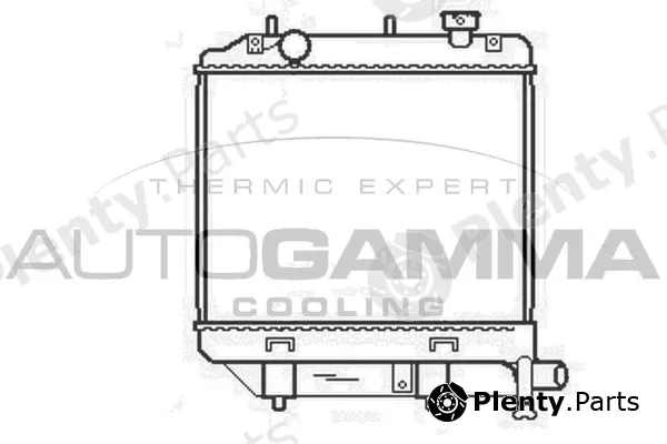 Autogamma 104676 — Radiator, engine cooling