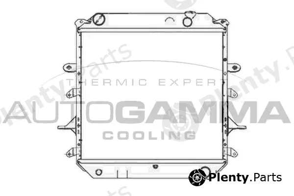Autogamma 104691 — Radiator, engine cooling