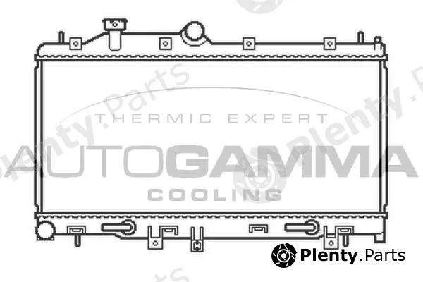 Autogamma 105492 — Radiator, engine cooling