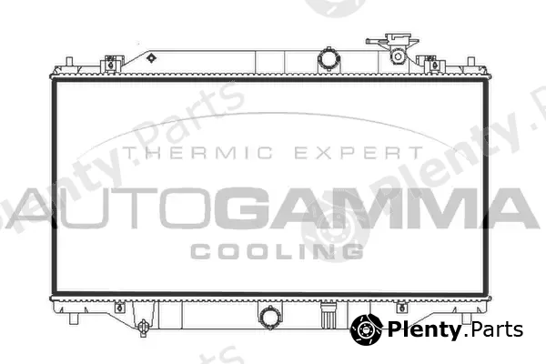 Autogamma 107781 — Radiator, engine cooling