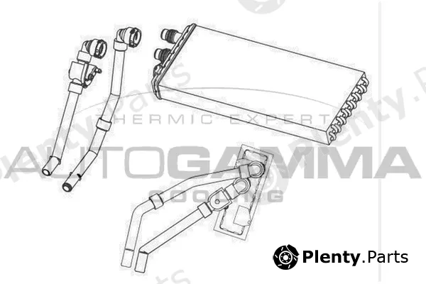 Autogamma 105731 — Heat Exchanger, interior heating