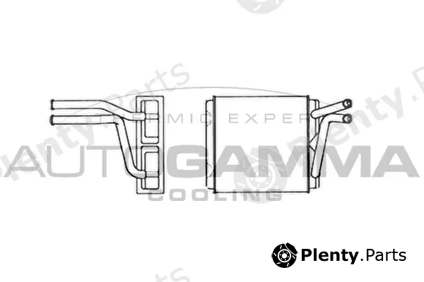 Autogamma 102480 — Heat Exchanger, interior heating