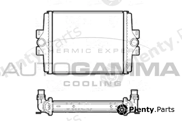 Autogamma 107406 — Radiator, engine cooling