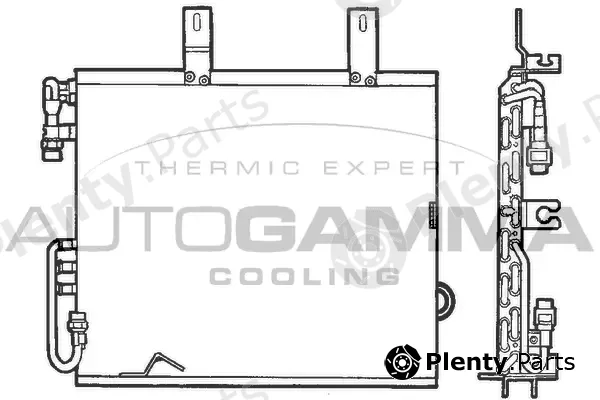 Autogamma 101573 — Condenser, air conditioning