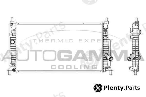 Autogamma 105903 — Radiator, engine cooling
