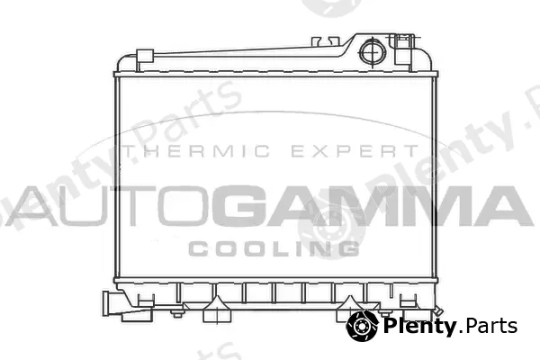 Autogamma 100119 — Radiator, engine cooling