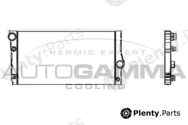 Autogamma 105311 — Radiator, engine cooling