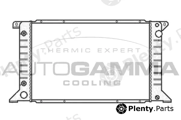 Autogamma 102080 — Radiator, engine cooling