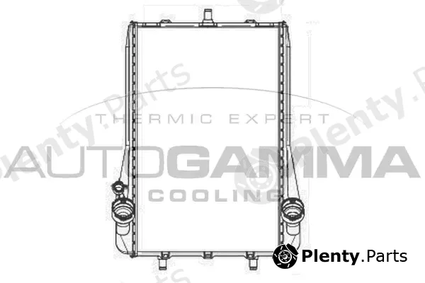Autogamma 104035 — Radiator, engine cooling