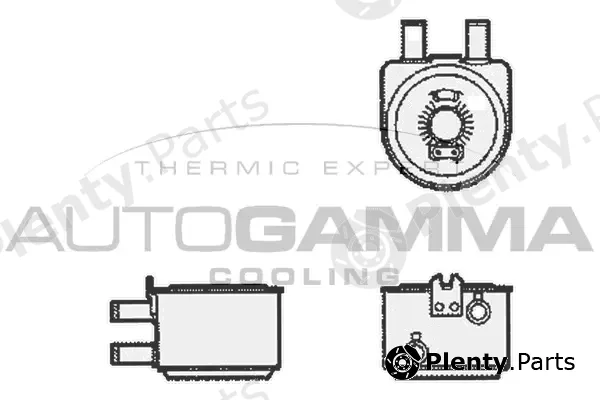 Autogamma 104785 — Oil Cooler, engine oil