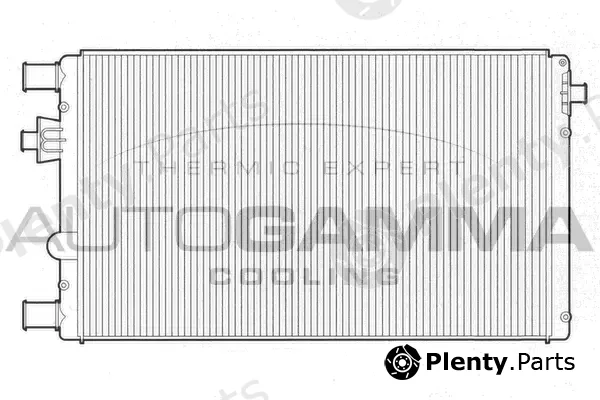 Autogamma 102867 — Radiator, engine cooling