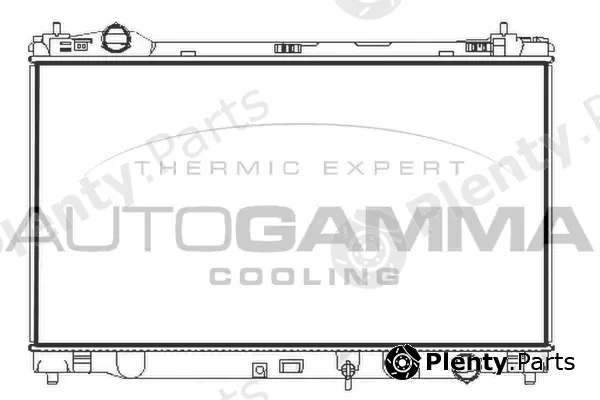 Autogamma 107971 — Radiator, engine cooling