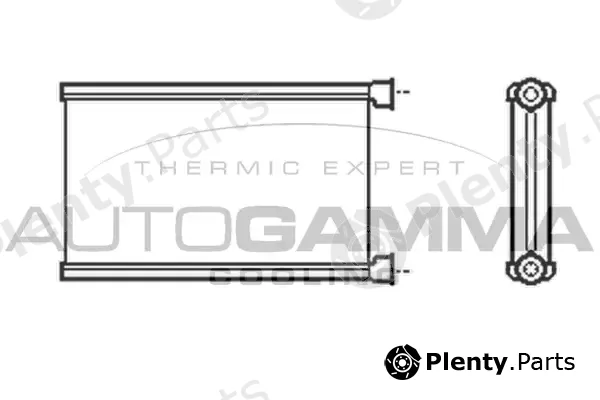 Autogamma 105390 — Heat Exchanger, interior heating