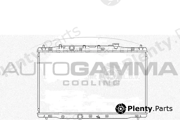 Autogamma 107987 — Radiator, engine cooling
