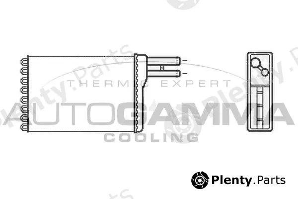 Autogamma 107016 — Heat Exchanger, interior heating