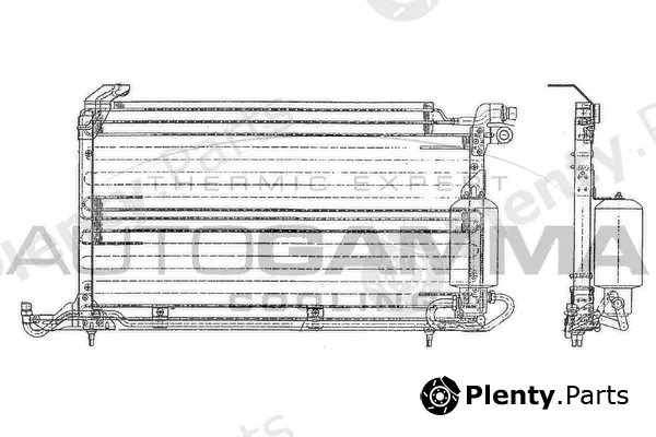 Autogamma 102814 — Condenser, air conditioning