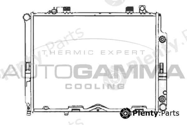 Autogamma 104133 — Radiator, engine cooling