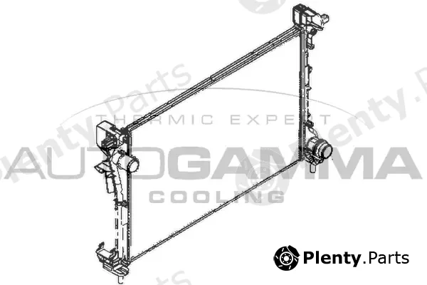 Autogamma 110005 — Radiator, engine cooling