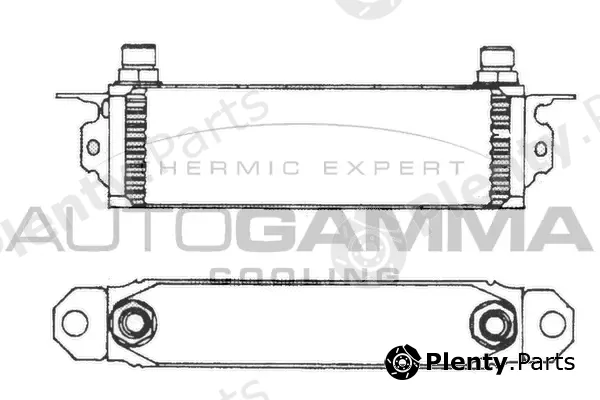 Autogamma 101539 — Oil Cooler, engine oil
