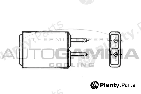 Autogamma 102451 — Heat Exchanger, interior heating