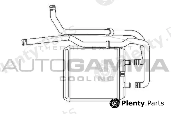 Autogamma 104772 — Heat Exchanger, interior heating