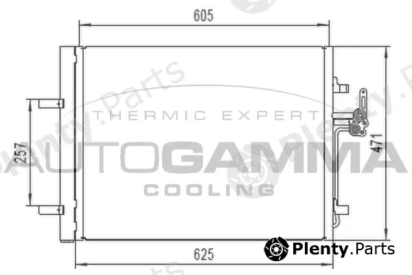 Autogamma 105308 — Condenser, air conditioning