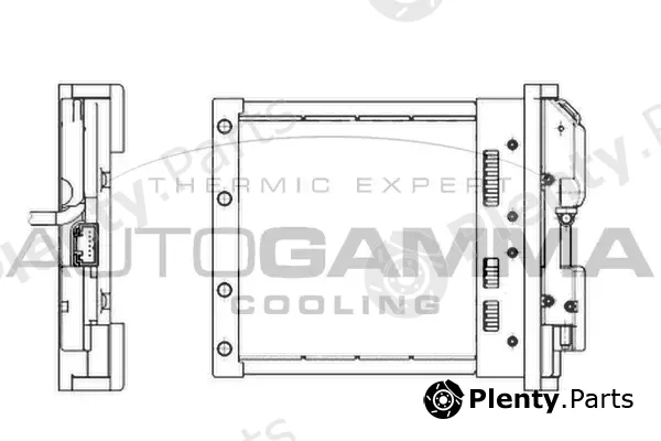 Autogamma 103877 — Heat Exchanger, interior heating
