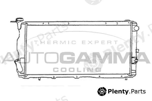 Autogamma 105567 — Radiator, engine cooling