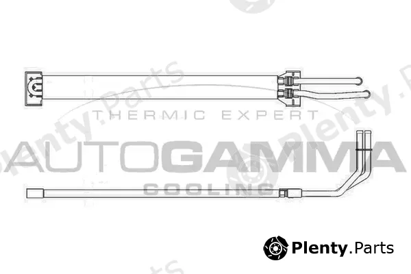 Autogamma 105704 — Oil Cooler, engine oil