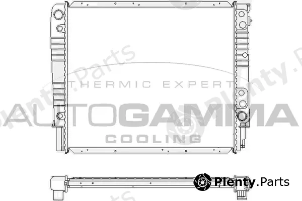 Autogamma 102387 — Radiator, engine cooling
