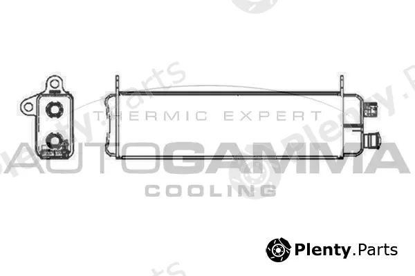 Autogamma 102507 — Oil Cooler, engine oil