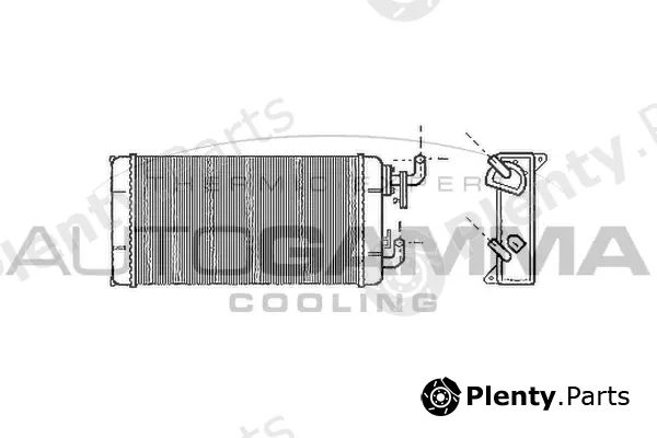 Autogamma 102529 — Heat Exchanger, interior heating