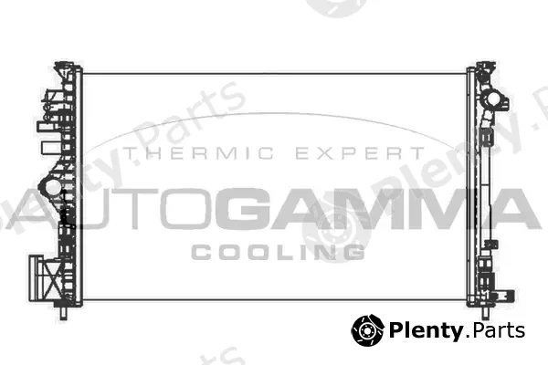 Autogamma 105320 — Radiator, engine cooling
