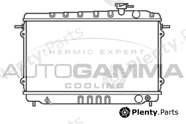 Autogamma 100401 — Radiator, engine cooling
