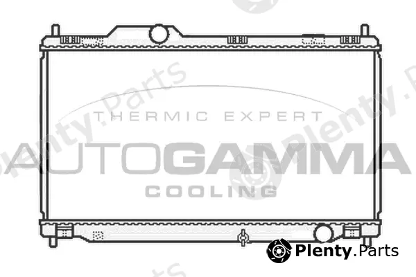 Autogamma 104849 — Radiator, engine cooling