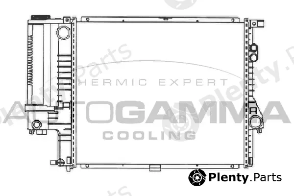 Autogamma 101364 — Radiator, engine cooling