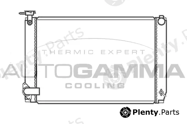 Autogamma 105163 — Radiator, engine cooling