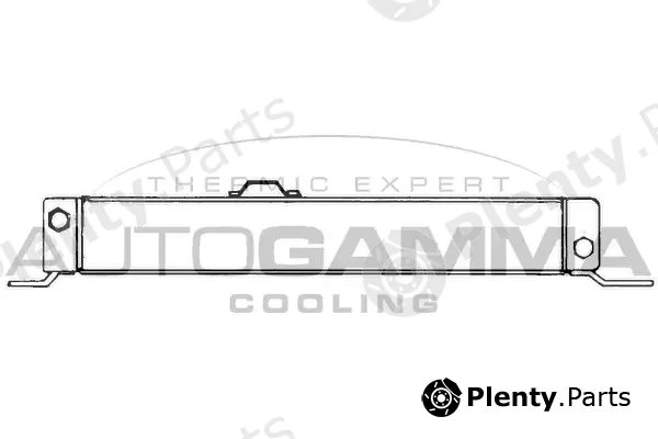 Autogamma 101929 — Oil Cooler, engine oil