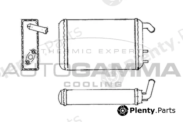 Autogamma 101785 — Heat Exchanger, interior heating