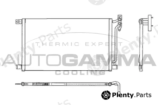 Autogamma 102605 — Condenser, air conditioning