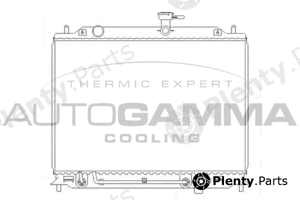Autogamma 104831 — Radiator, engine cooling